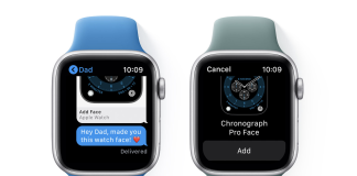 Share your Apple Watch face with others