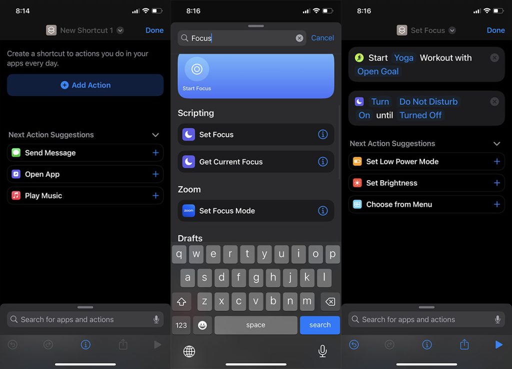 creating a watchos shortcut