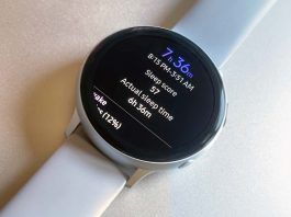 Samsung Galaxy watch sleep tracking