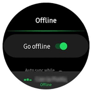 Offline mode for Spotify