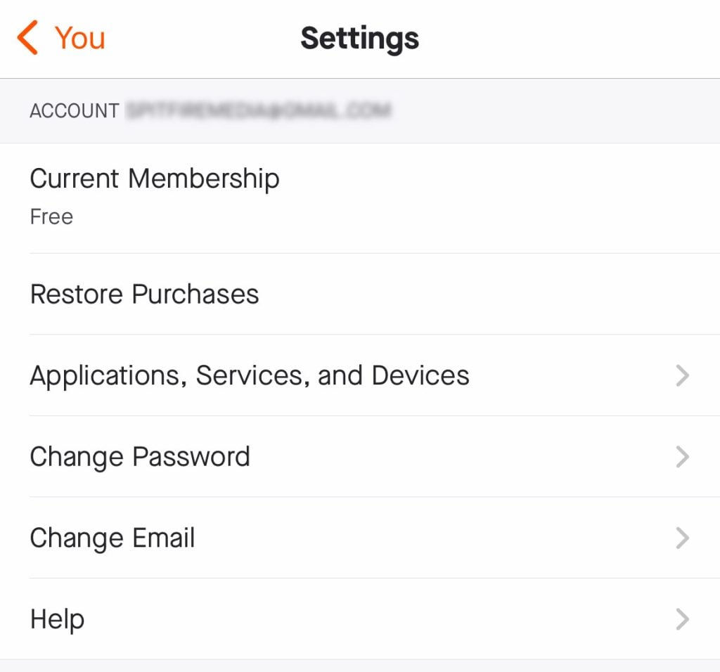 Strava app applications, devices, and services settings