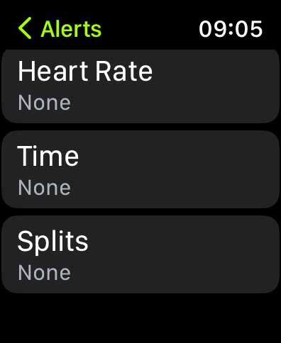 How to turn on or off Apple Watch Workout app alerts like splits, heart ...