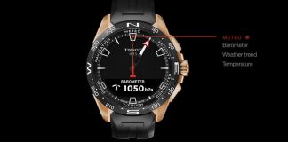 Tissot T-connect watch features