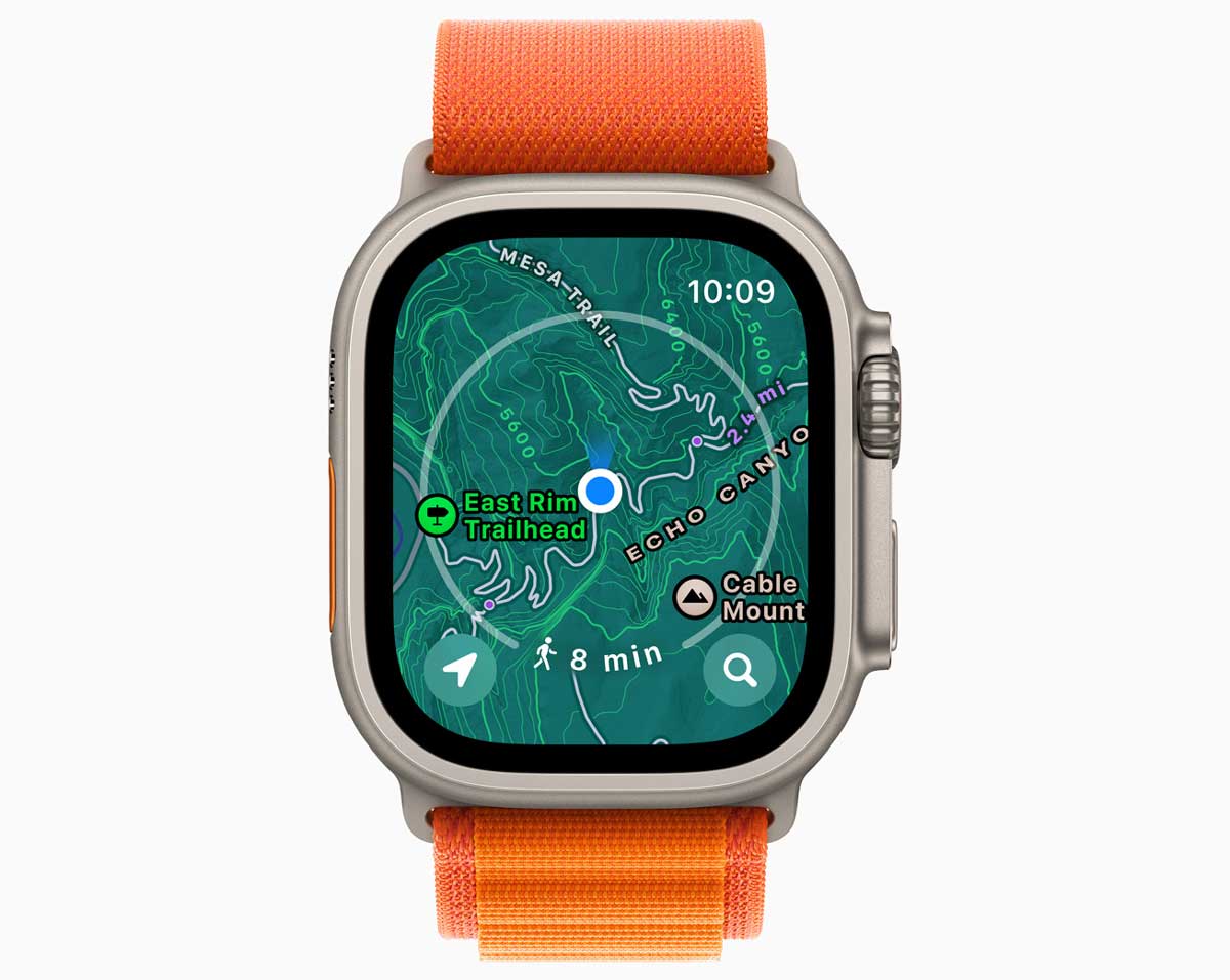 Downloaded offline trail maps on - Topo Map On Apple Watch 