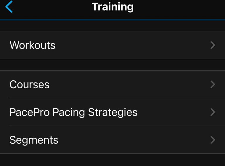 How to use premade or custom workouts in the Garmin Connect app