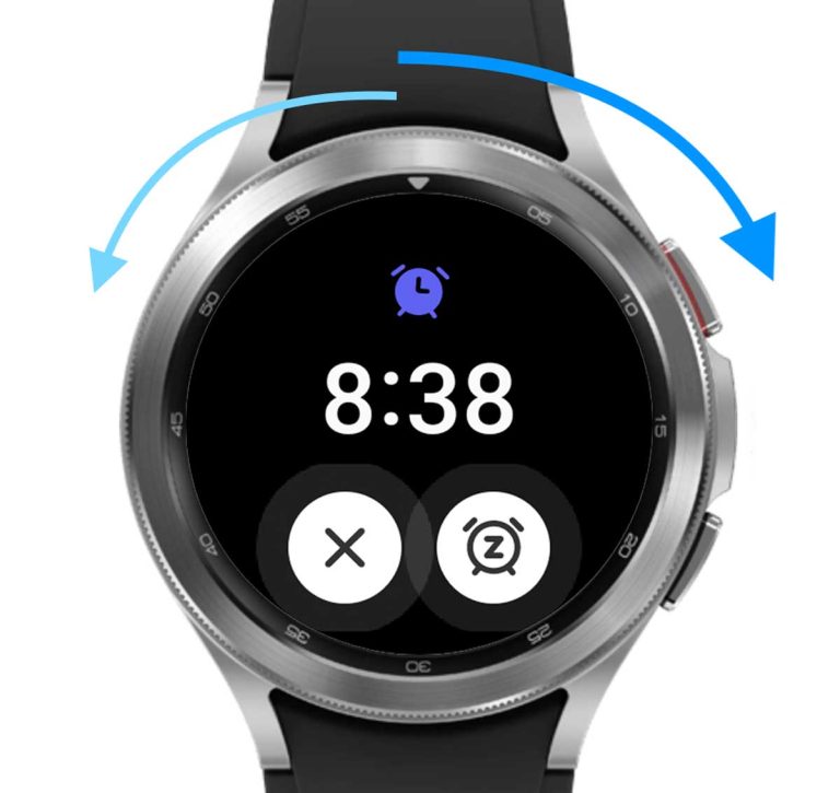 Can't turn off and silence alarms or timers on Samsung Galaxy Watch