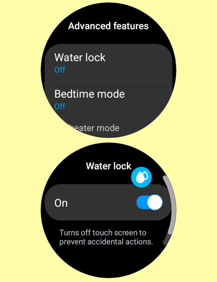 Samsung Galaxy Watch stuck on water lock mode? MyHealthyApple