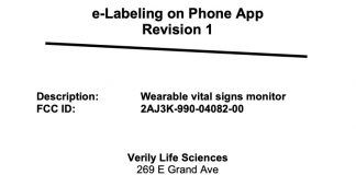 Verily Lifesciences wearable Vitals Patch