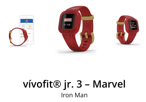 Marvel for vivofit jr 3