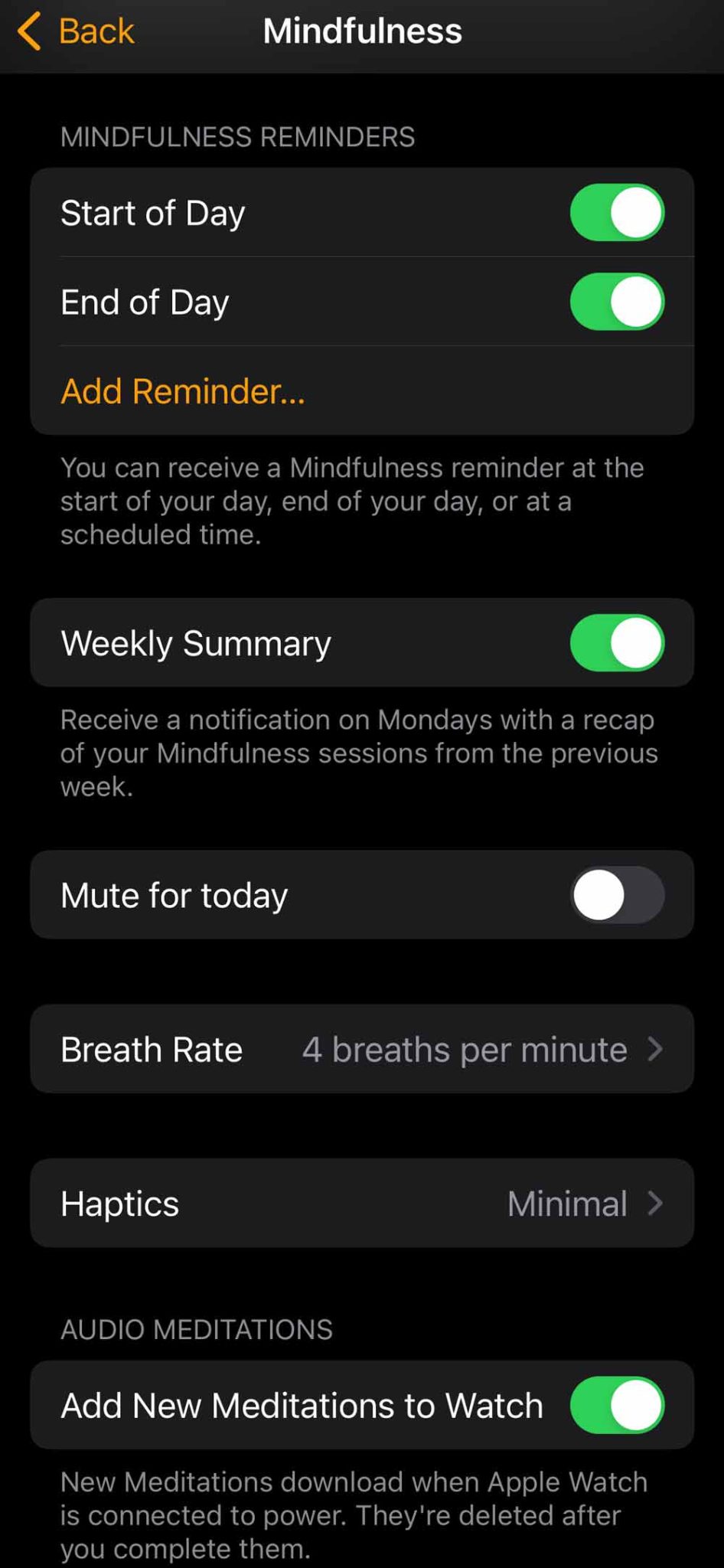 Mindfulness app missing from Apple Watch? It's an easy fix - MyHealthyApple