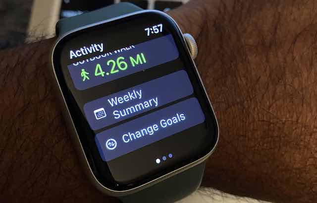 Check Weekly Step Counts on Apple Watch