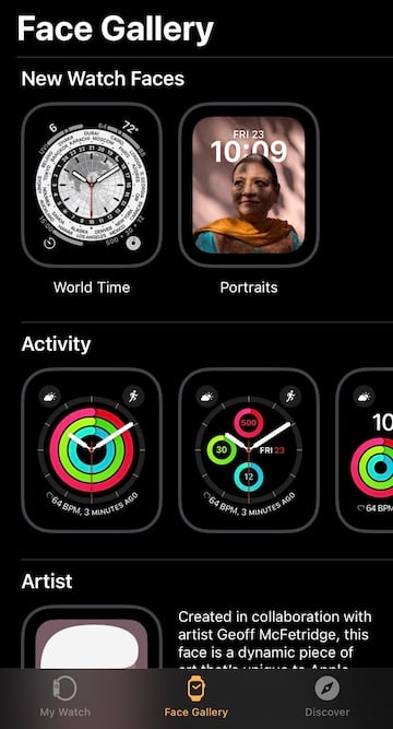 new apple watch faces gallery