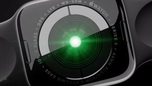 Apple Watch optical sensor