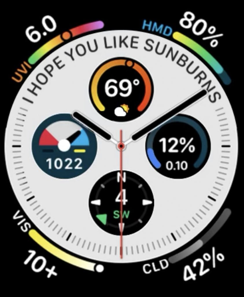 Carrot weather apple watch