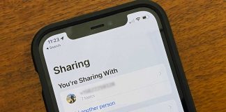 sharing feature in iPhone Health app