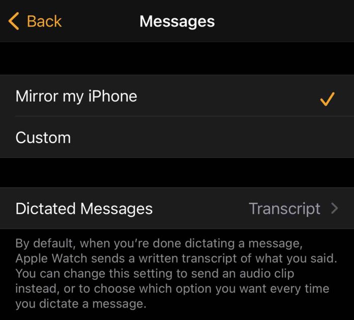 How do I send audio messages on messenger from my Apple Watch Ultra ...