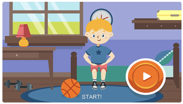 morning exercise app for kids